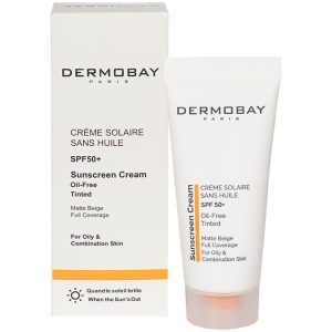 Dermobay-SPF50-Oil-Free-Tined-For-Oily-And-Combination-Skin-Sunscreen-Cream