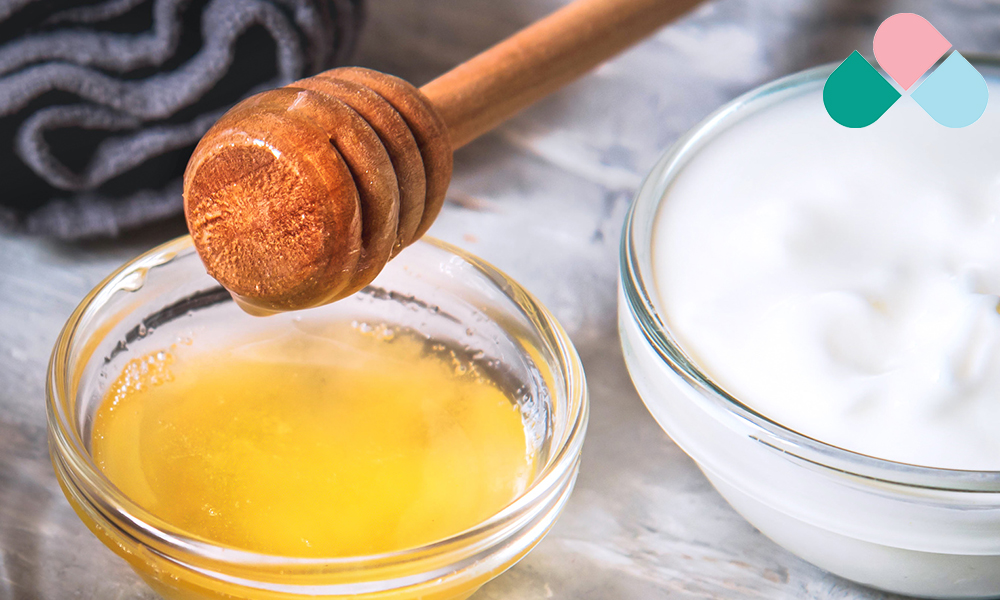 ماسک صورت خانگی با ماست و عسل