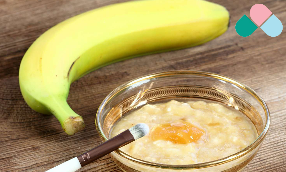 ماسک صورت خانگی با موز و ماست
