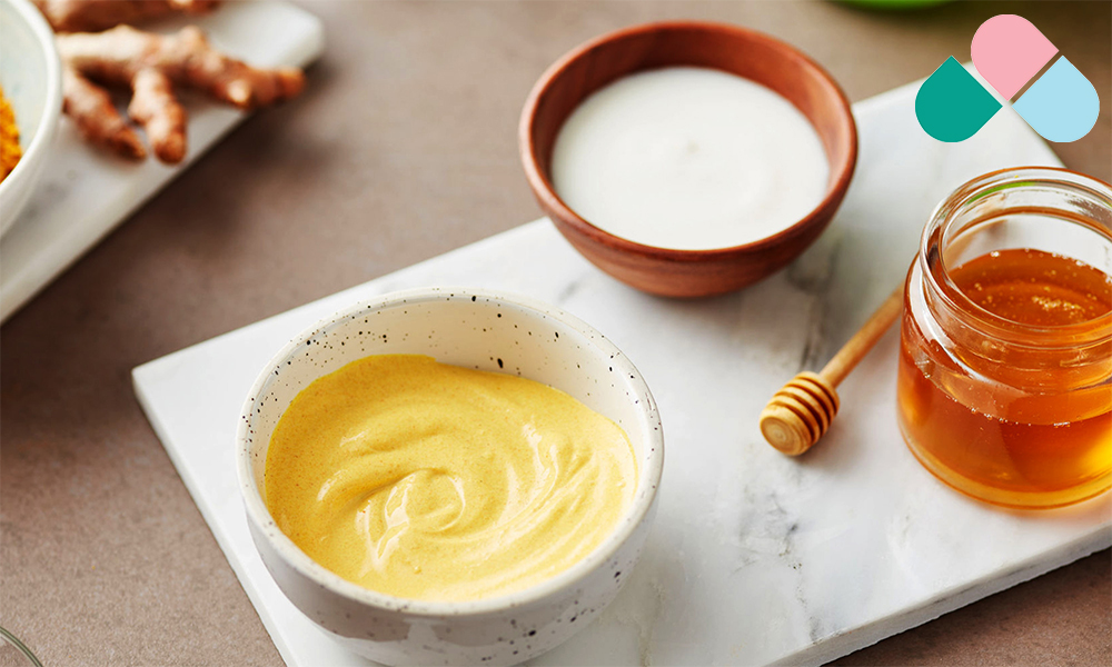 ماسک صورت خانگی برای پوست خشک با شیر و عسل